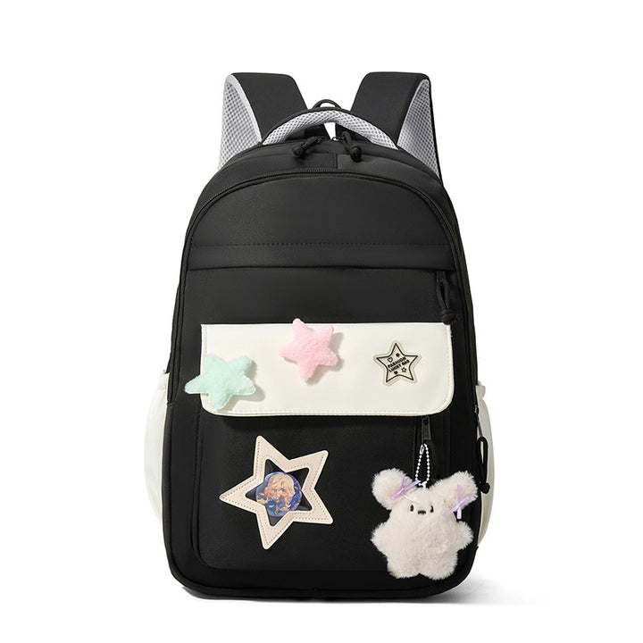 Fashionable backpack with unique applications Bowlift