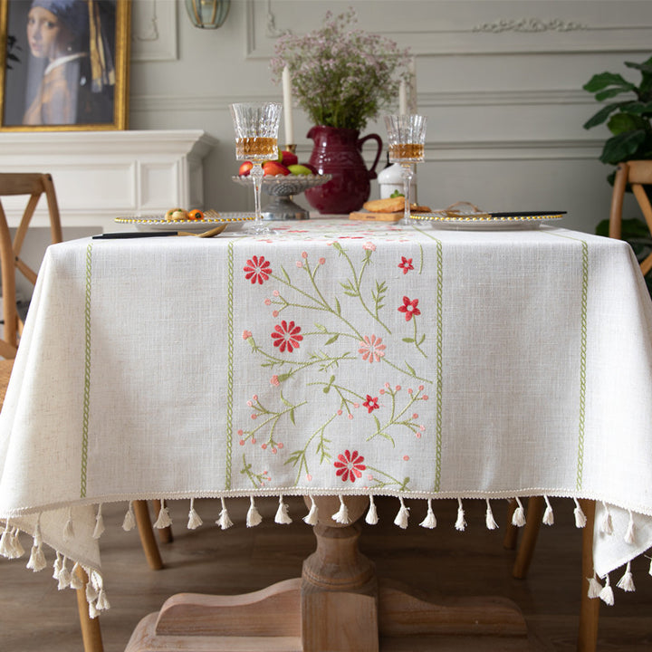 Embroidered Tablecloth