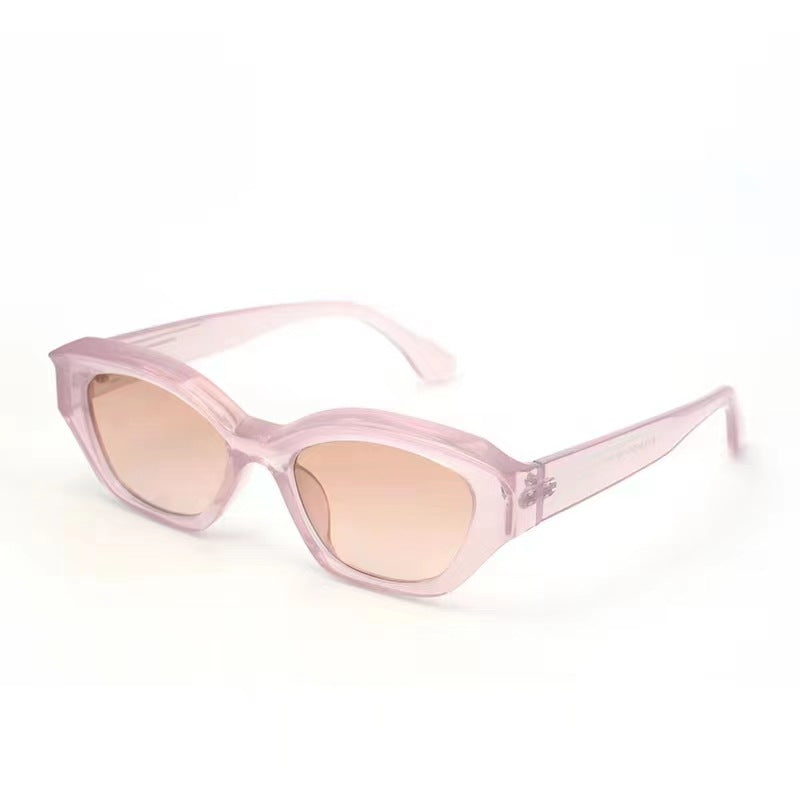 Women's designer sunglasses with distinctive polygonal frame and UV protection Bowlift