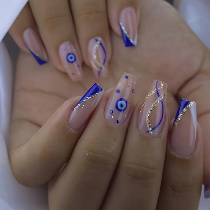 Artful Nail Art with Cute Bunny Pattern Cold Bowlift