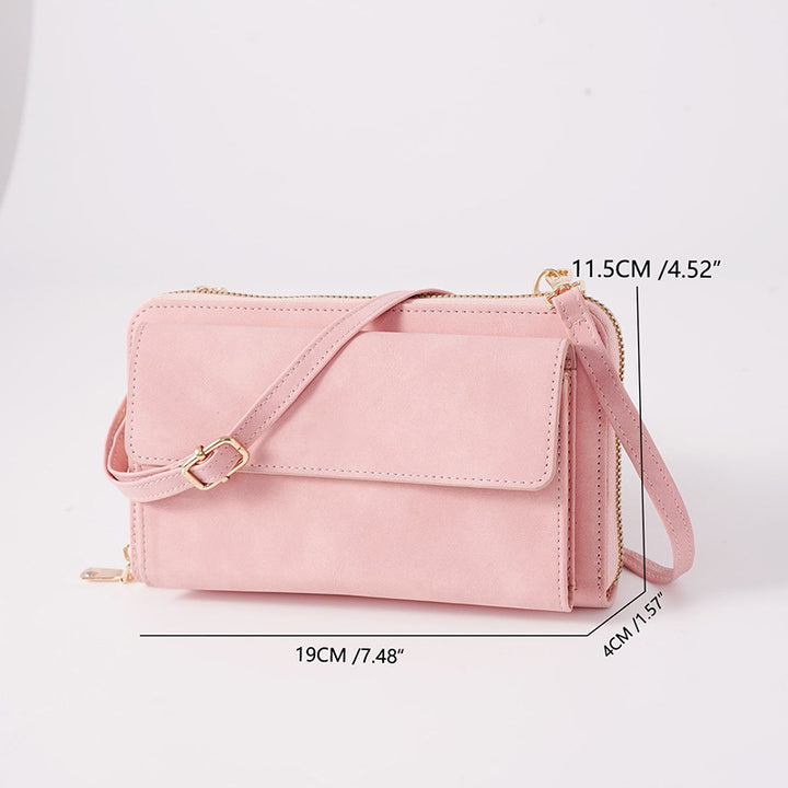 Handbag with multifunctional compartments and removable shoulder strap Bowlift