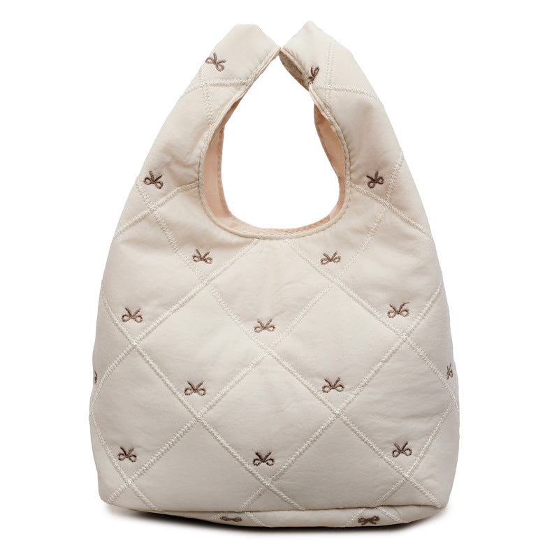 WoPlush Faux Fur Hobo Bag Bowlift