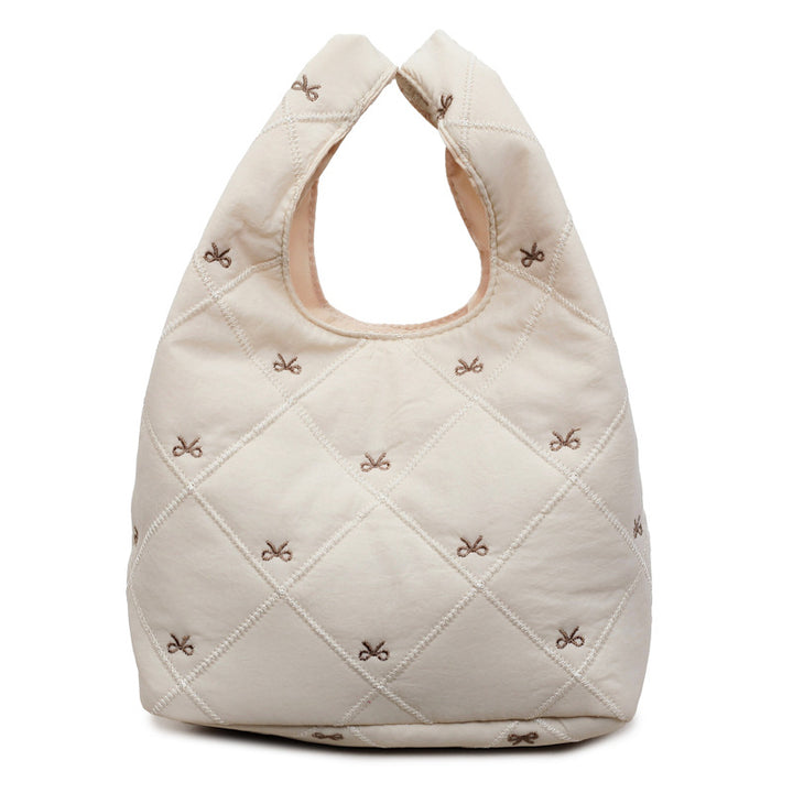 WoPlush Faux Fur Hobo Bag Bowlift