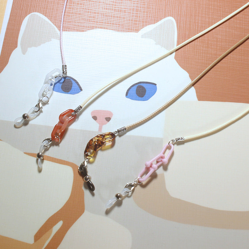Fashionable glasses strap with pendants Bowlift