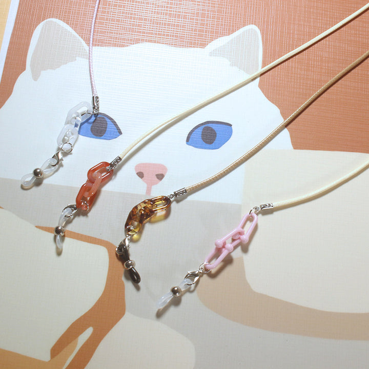 Fashionable glasses strap with pendants Bowlift