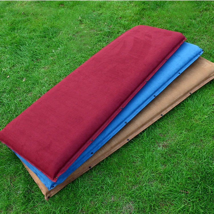 full-length camping sleeping pad with heavy-duty canvas cover and reinforced snap grommets Bowlift
