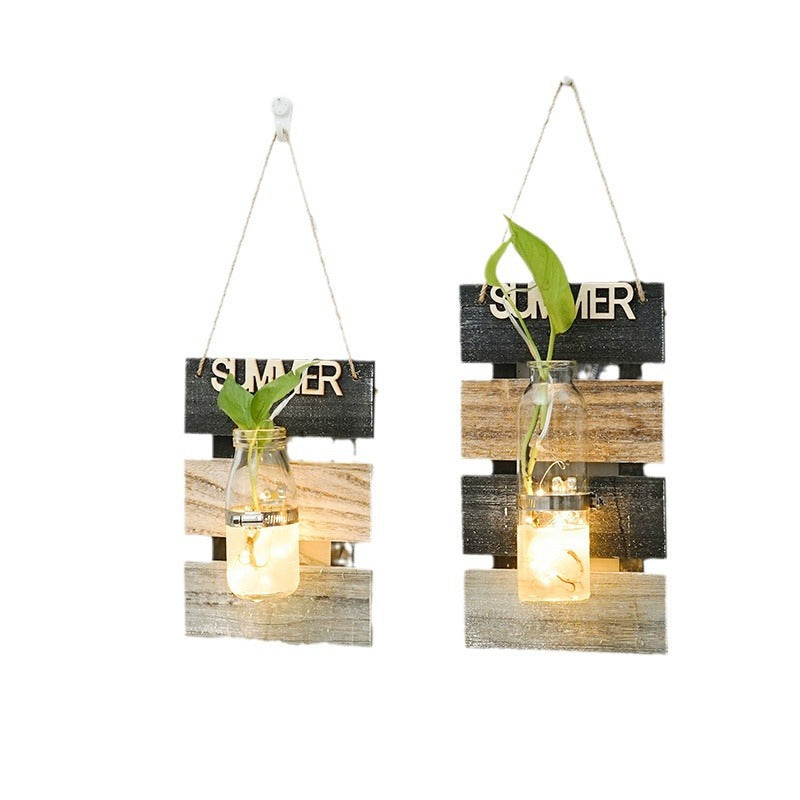 Wall decoration with glass carafe holder Bowlift