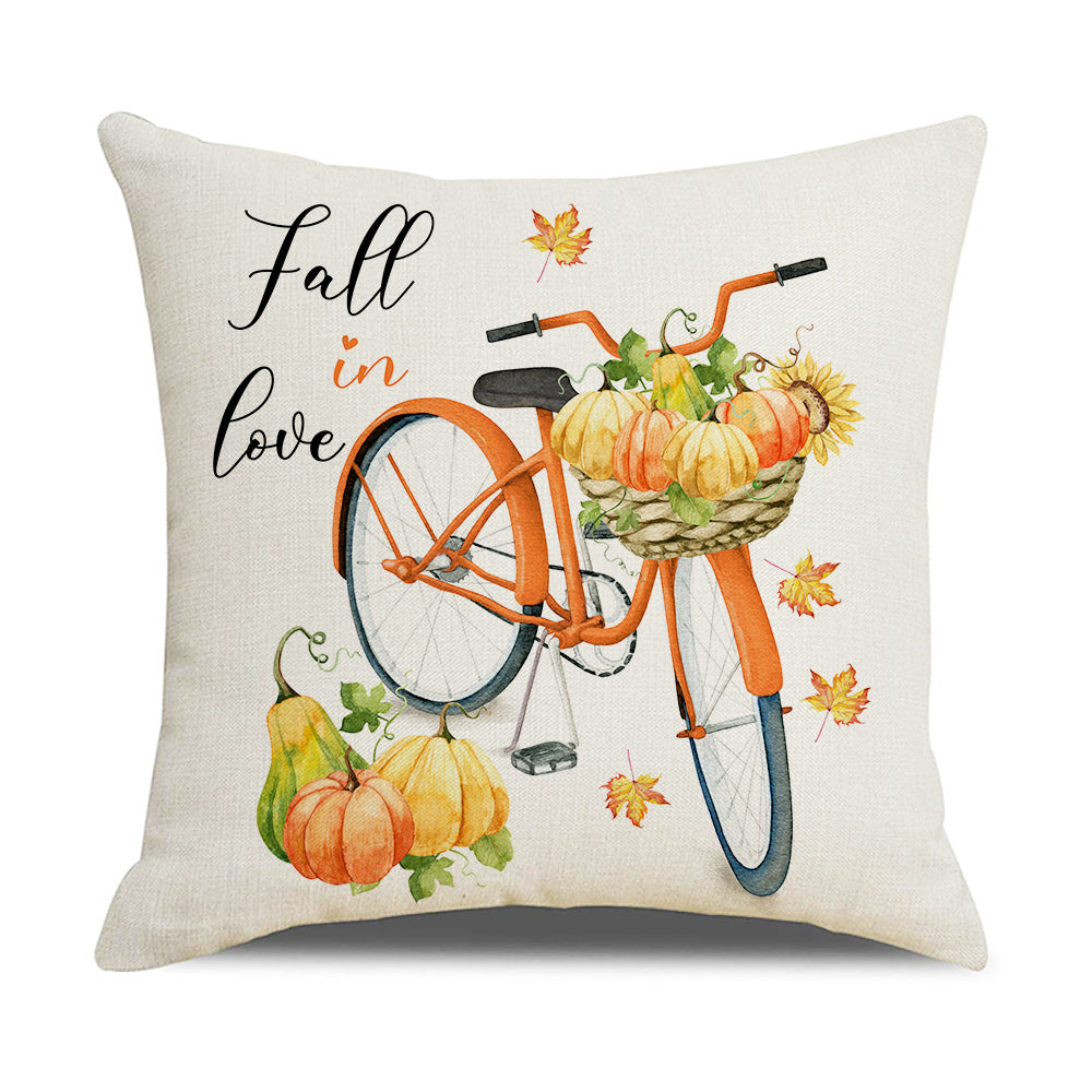 Women's pillowcase with autumn pumpkin design Bowlift