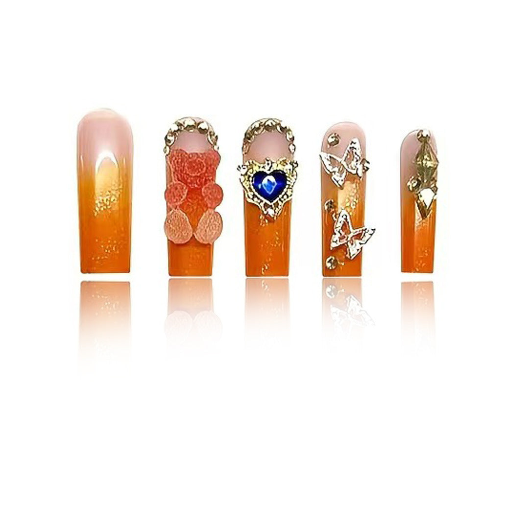 Glamorous Press-On Nail Art Set Bowlift