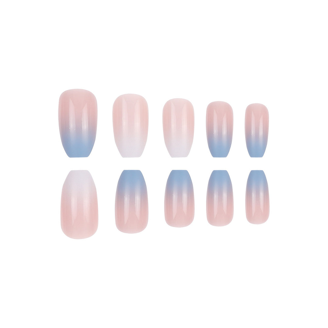 Ombre Long Acrylic Nails Bowlift