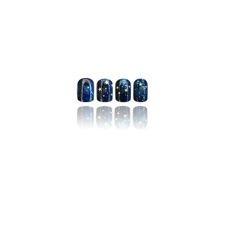 Nail art set with sparkling stars and cosmic motifs Bowlift