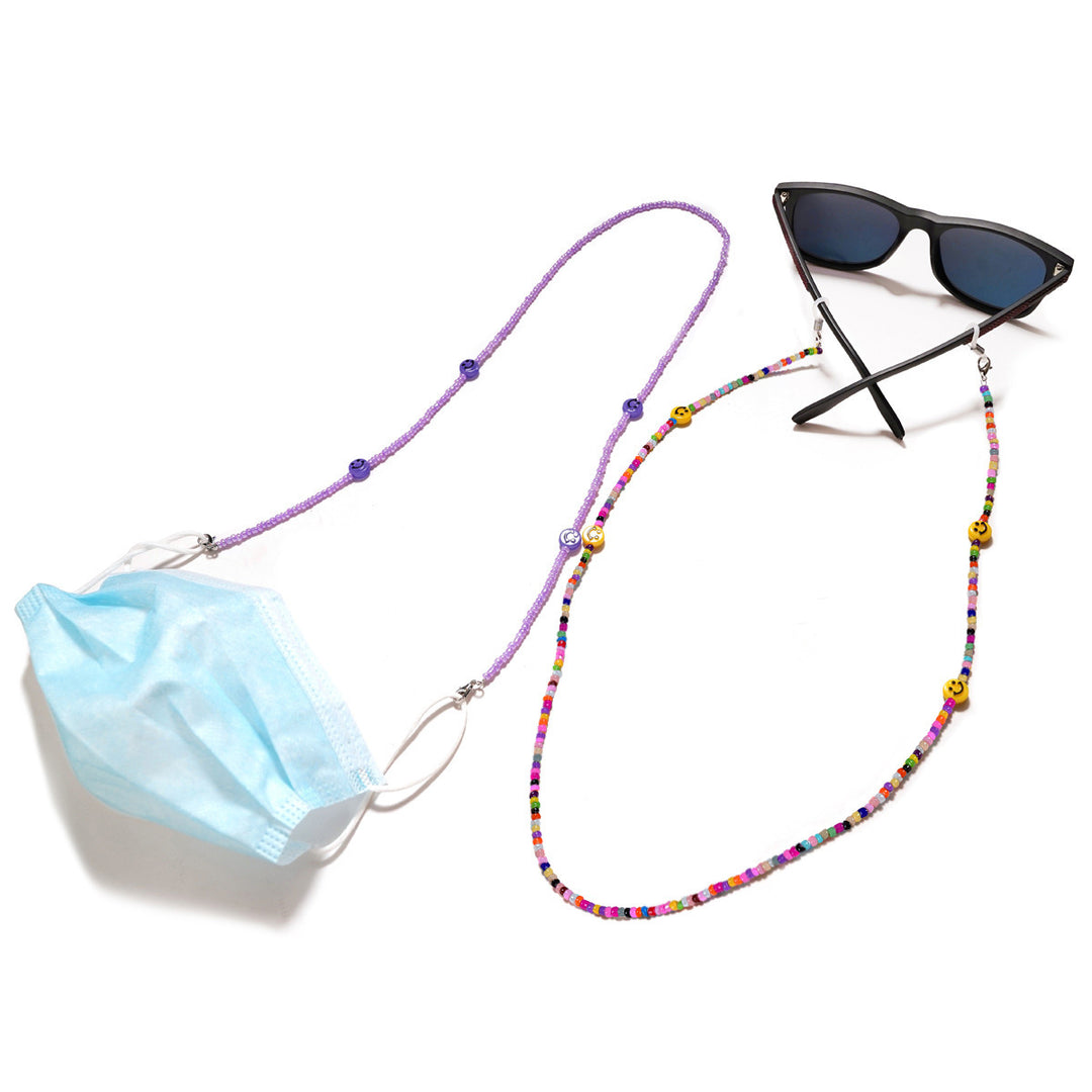 Playful Beaded Eyewear Chain Bowlift