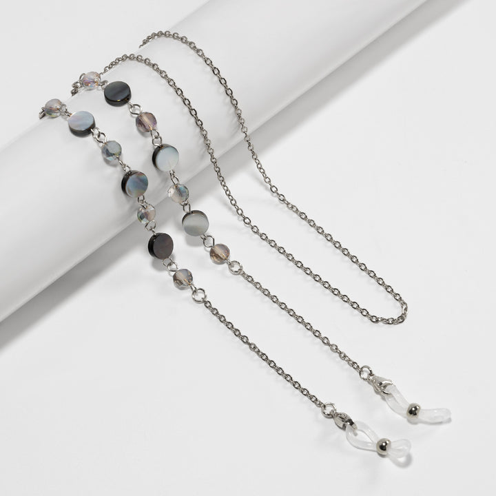 Elegant Crystal Beaded Eyewear Chain Bowlift