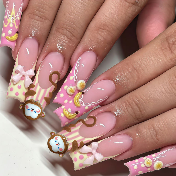 Playful Themed Cartoon Nail Art Tips Bowlift