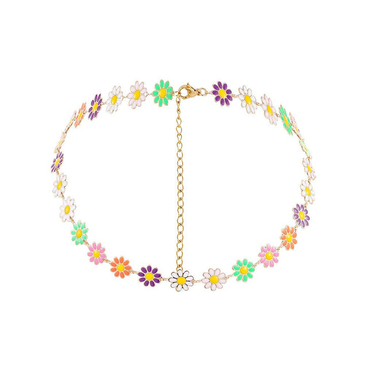 Floral Statement Chain Necklace Bowlift