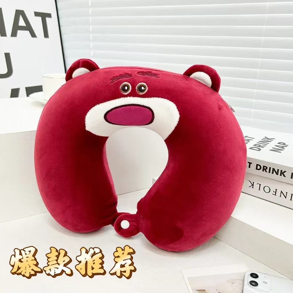 Women's Neck Pillow with Fun Design Bowlift
