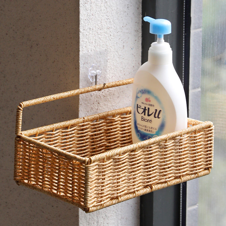Unisex storage basket with practical carrying handle Bowlift