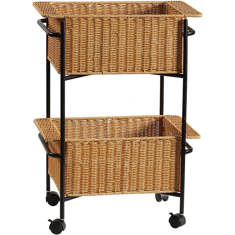 Unisex Rectangular Storage Basket made of high-quality wicker Bowlift
