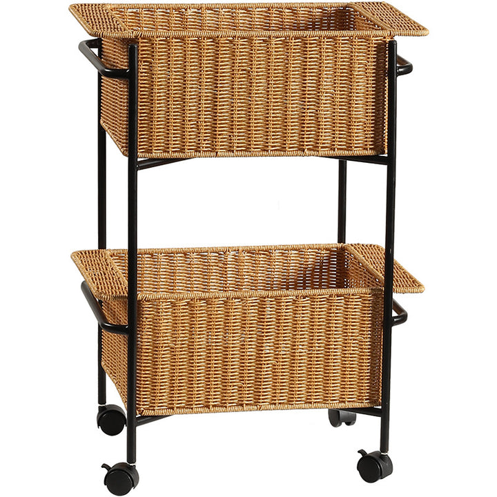 Unisex Rectangular Storage Basket made of high-quality wicker Bowlift