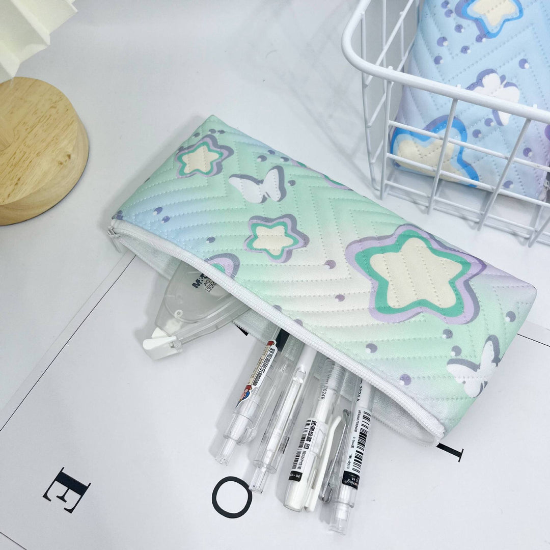 Quilted Butterfly Print Pencil Case Bowlift