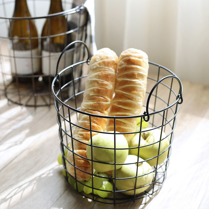 Stylish Metal Storage Basket Bowlift