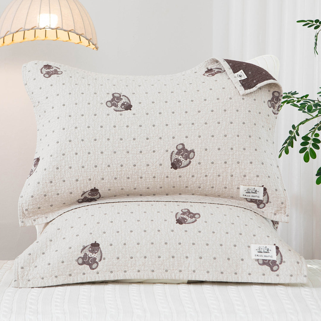 Women's pillowcase with modern checkered pattern Bowlift
