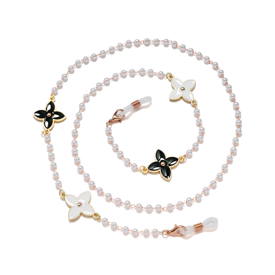 Floral Beaded Eyewear Chain Bowlift