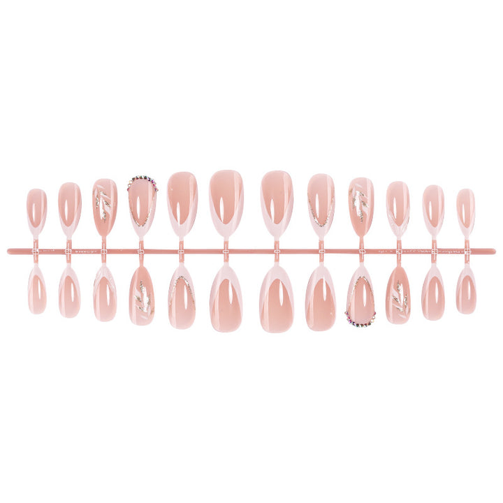 Elegant Floral Press-On Nail Art Kit Bowlift