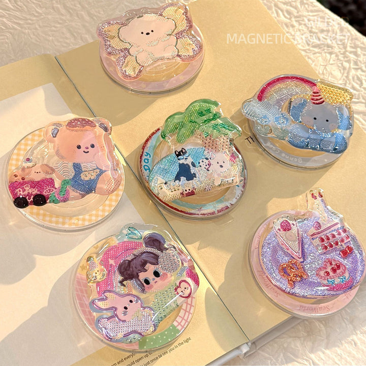 Kawaii Elephant Smartphone Finger Holder Case Bowlift