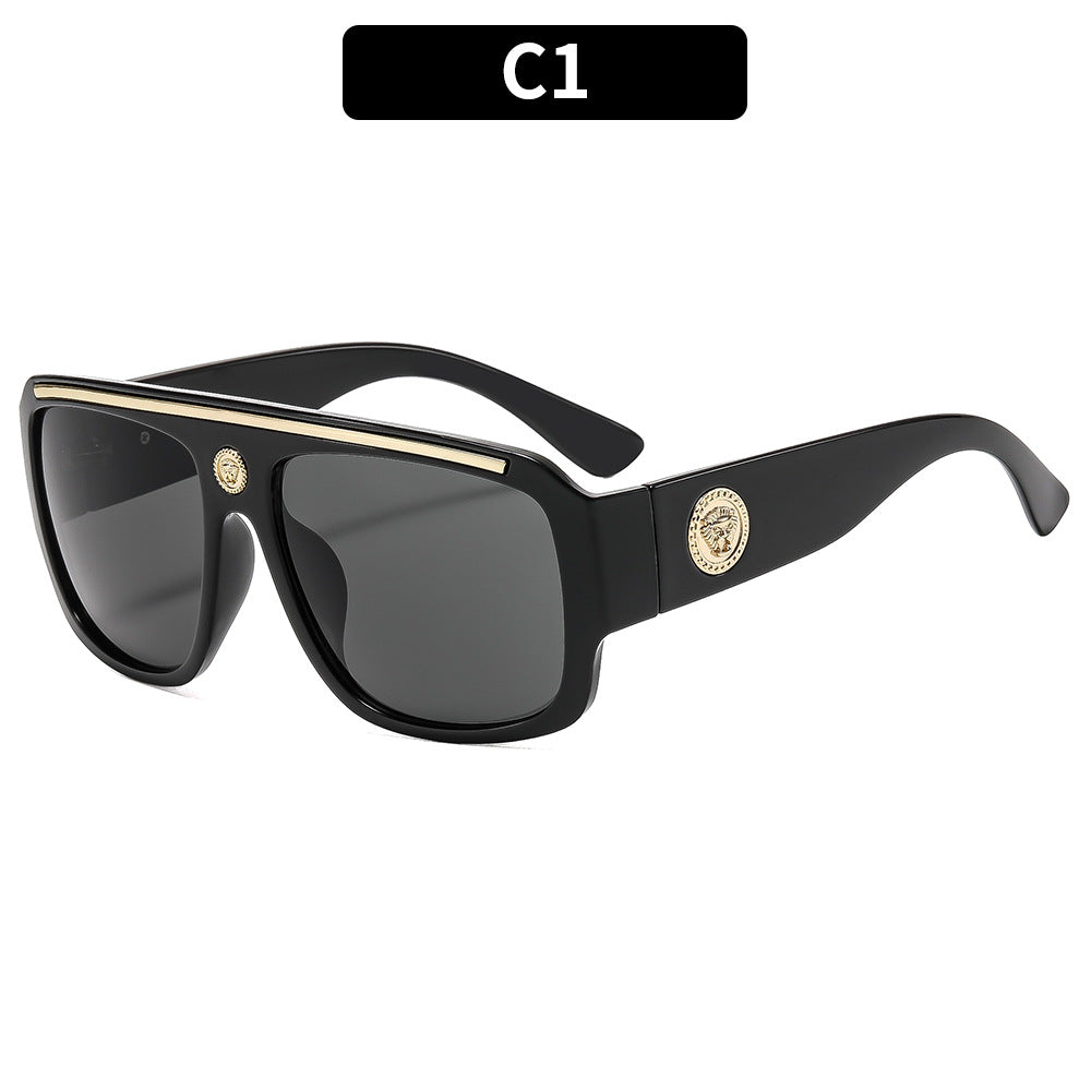 Trendy Geometric Oversized Sunglasses