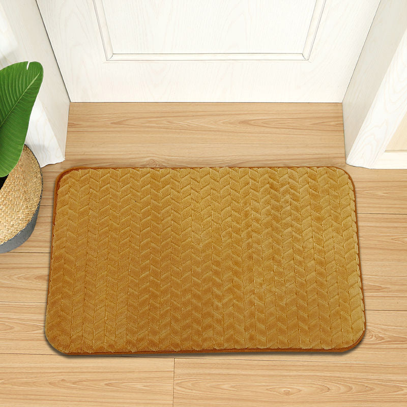 Velvet Textured Bathroom Mat Bowlift