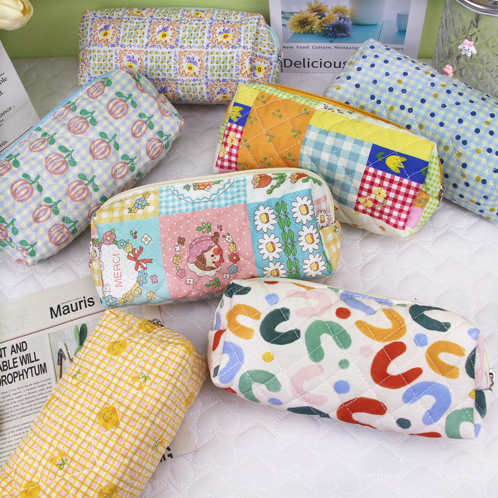 Quilted Zip Pencil Case Bowlift