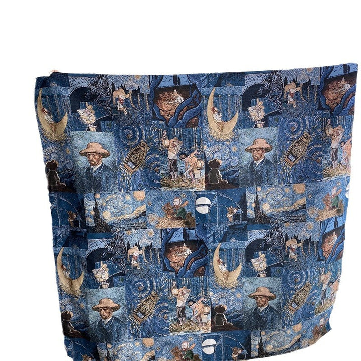 Artistic Van Gogh Pattern Throw Blanket