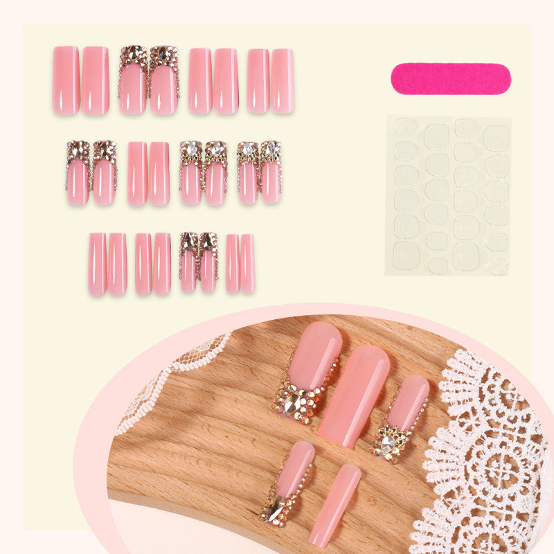 Art nail set with glitter decorations Bowlift