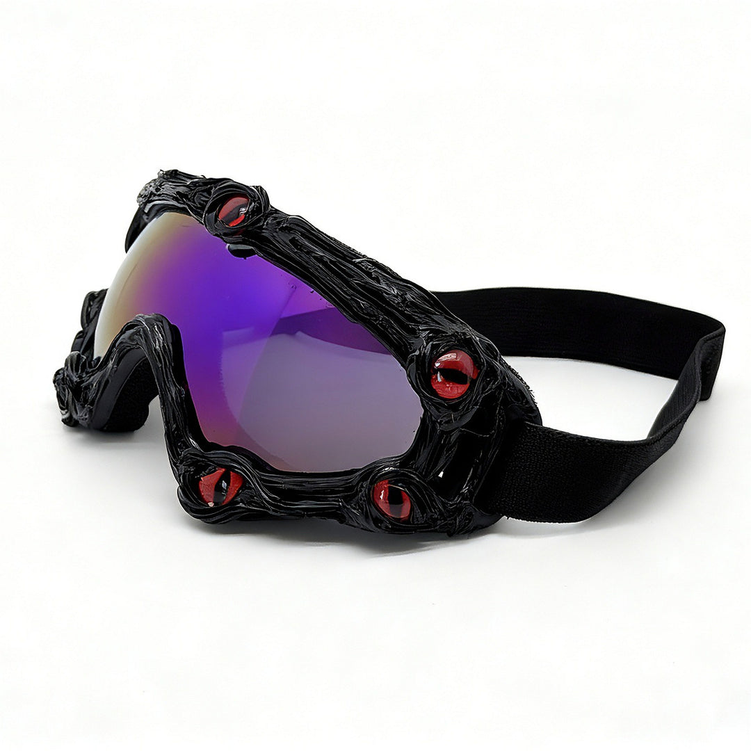 Women's ski goggles in a futuristic design with decorative details Bowlift