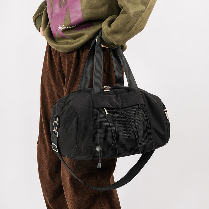 Spacious Mesh Sports Duffle Bag Bowlift