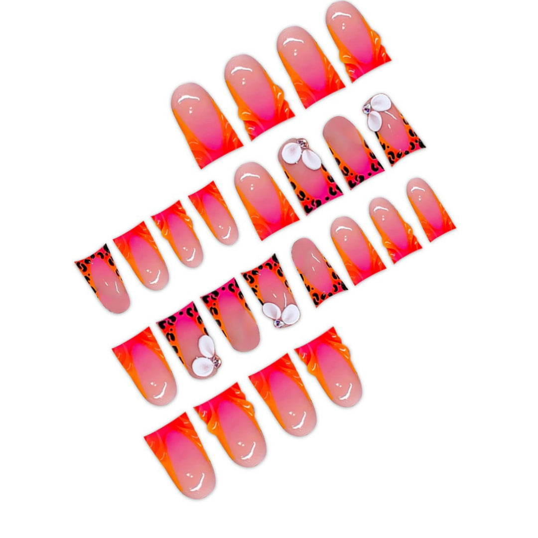 Creative Artistic Press-On Nail Extensions Bowlift