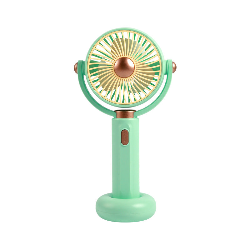 Women Portable Hand Fan with Adjustable Wind Strength Bowlift