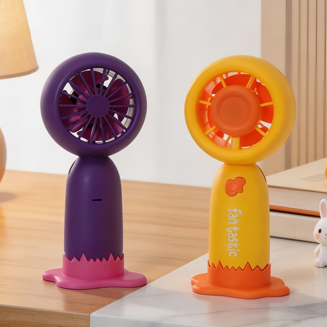 Women's Portable Table Fan with Fun Design and USB Connection Bowlift