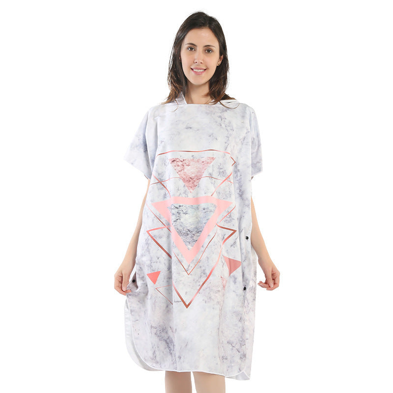 Beach dress with tropical print Bowlift
