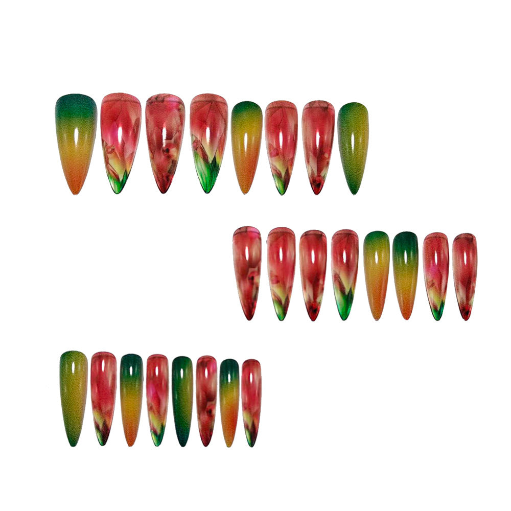 Artificial nails with sparkling crystal and faceted design Bowlift