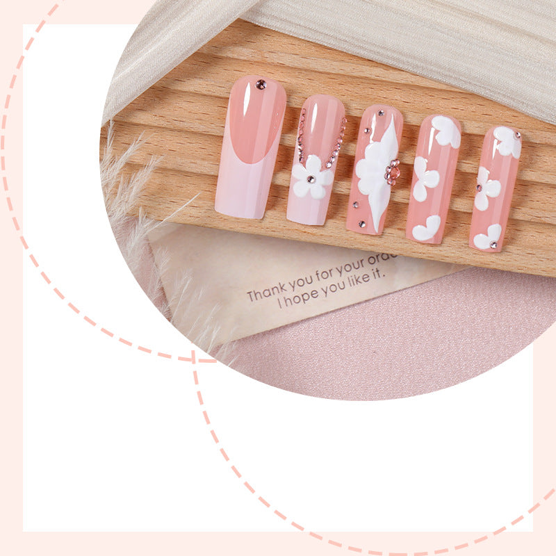 Floral Accent Press-On Nail Art Kit Bowlift