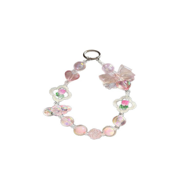 Charming Beaded Phone Charm Holder Bowlift