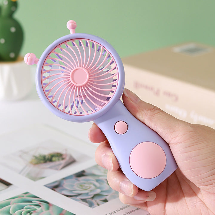 Unisex Mini Snail-Shaped USB Rechargeable Desk Fan Bowlift