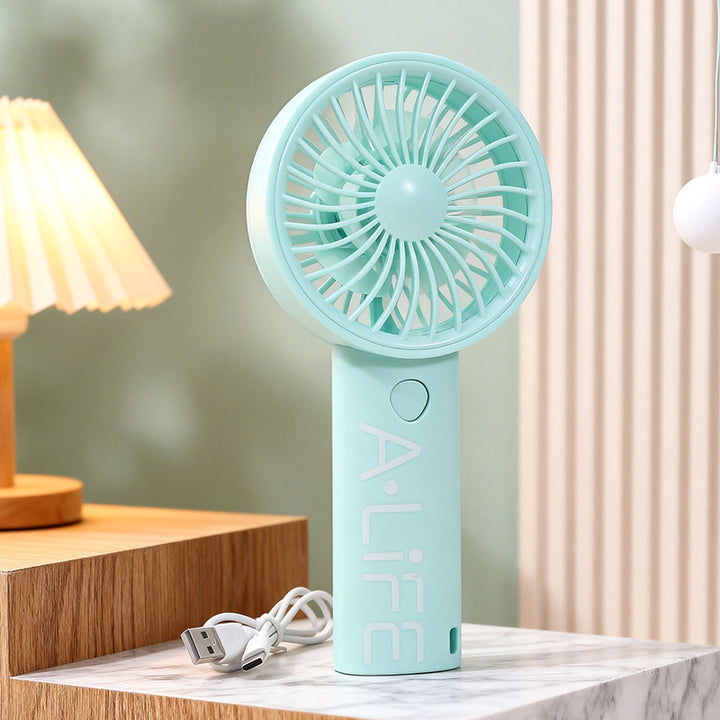 Women's Portable USB Hand Fan with Adjustable Fan Speed Bowlift