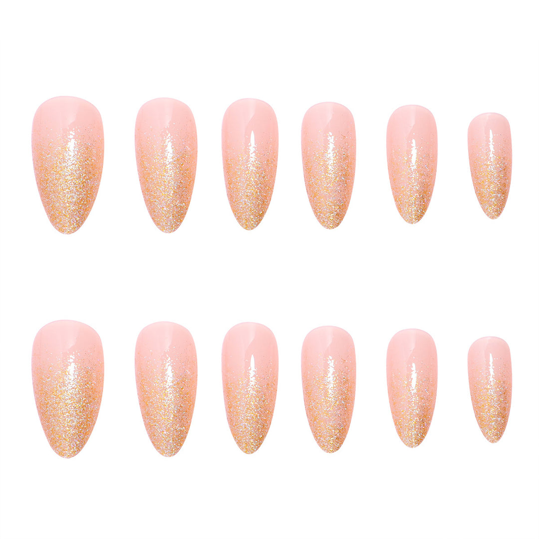 Glittery Press-On Nails Set Bowlift