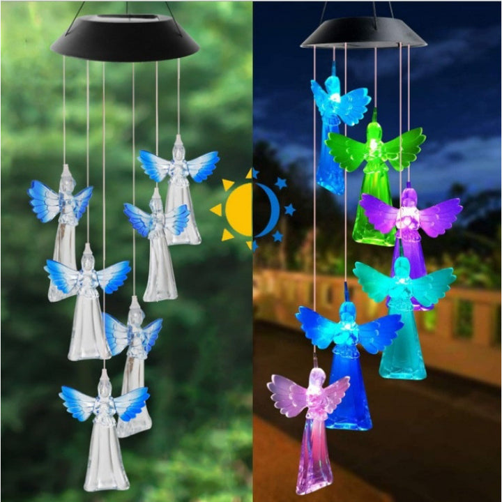 Decorative Flamingo Hanging Mobile Wind Chime Garden Ornament Bowlift