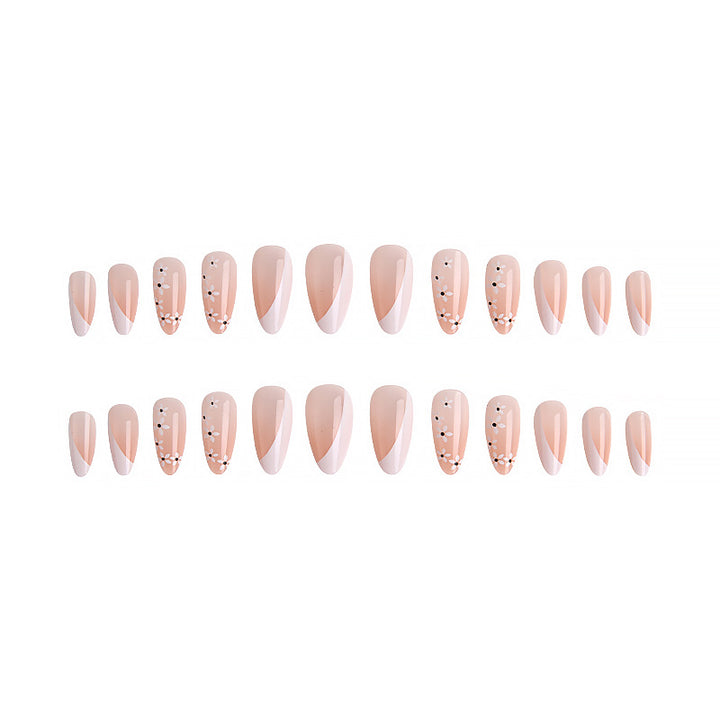 Artistic Nail Tips with Floral Accents Bowlift