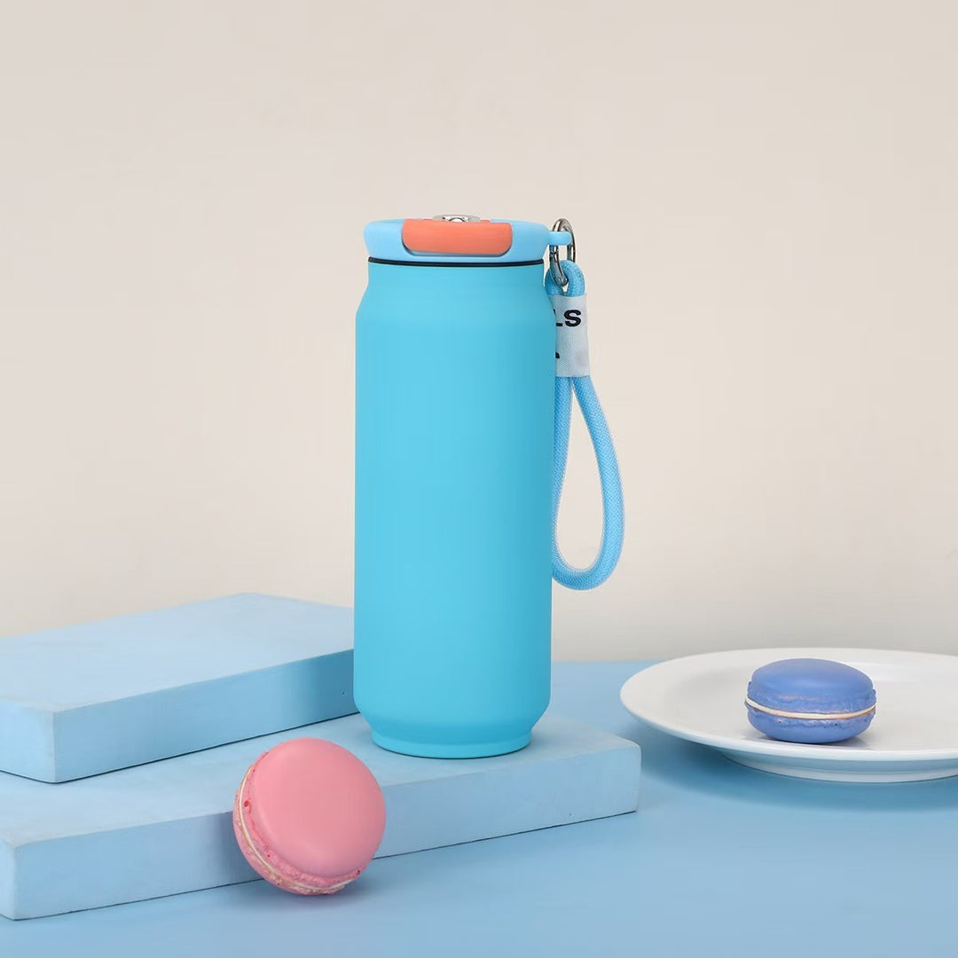 Women insulated water bottle with practical carry handle Bowlift