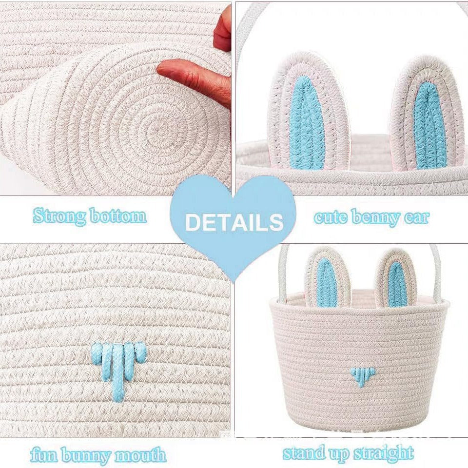 Playful Storage Basket in Rabbit Design Bowlift